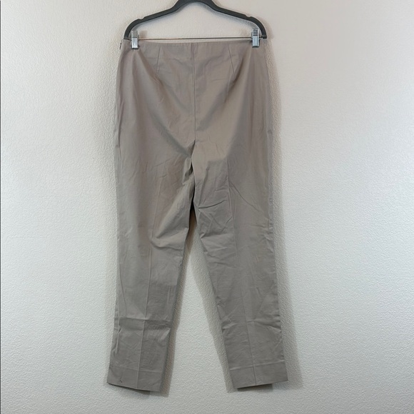 Lafayette 148 Tan Chinos Classic Straight-Leg Pants Size 10 - Picture 4 of 10